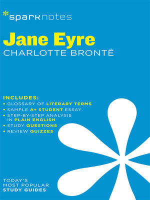 cover image of Jane Eyre: SparkNotes Literature Guide
